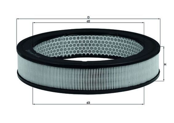 Compre LX8 Mahle Original Filtro de ar